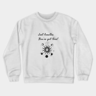 JUST BREATHE / SUN DESIGN Crewneck Sweatshirt